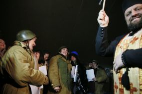 Sanctifying of womanish sotnia 