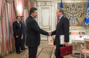 Viktor Yanukovych and Štefan Füle