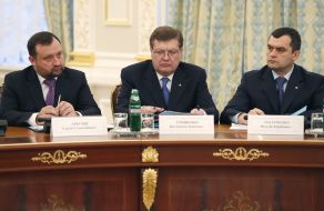 Sergey Arbuzov, Konstantin Grishchenko and Vitaly Zaharchenko