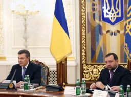 Сергей Арбузов и Виктор Янукович