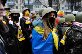 The members of Self-defence of Maydan picket general prosecution