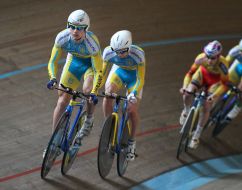 Winter championship Ukraine on cycling