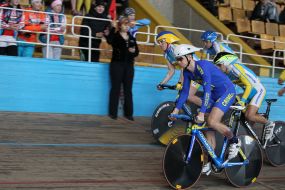 Winter championship Ukraine on cycling