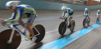 Winter championship Ukraine on cycling