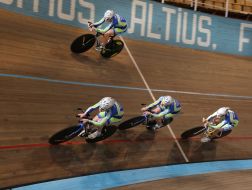 Winter championship Ukraine on cycling