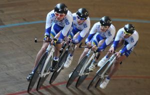 Winter championship Ukraine on cycling