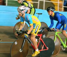 Winter championship Ukraine on cycling