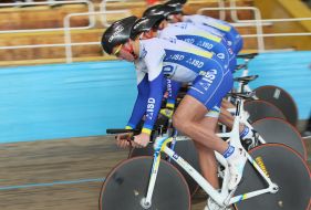 Winter championship Ukraine on cycling