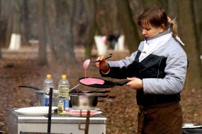 Участница кулинарного фестиваля "Ужгородская палачинта 2014"