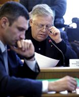 Vitali Klitschko and Petr Simonenko