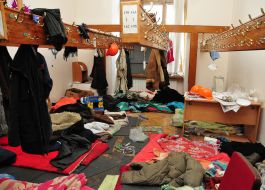 Cleaning in the building of KSCA