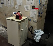 Cleaning in the building of KSCA
