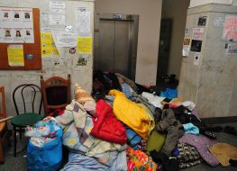 Cleaning in the building of KSCA