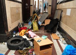 Pogrom in building of KSCA