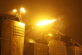 Firewall on the street. Khreschatyk