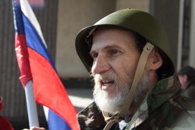 Participant of the mass meeting