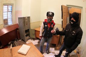 Погром у Галицькому райвідділі міліції у Львові