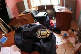 Погром у Галицькому райвідділі міліції у Львові