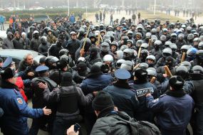Clashes near Odessa Regional State Administration