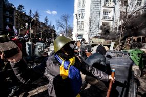 Clashes in the government quarter 