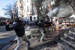 Clashes in the government quarter 