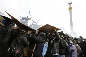 Protesters on Maidan