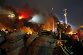 Protesters on Maidan