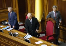 Igor Kalyetnik, Vladimir Rybak and Ruslan Koshulynskyy