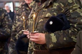 Funeral service for the dead law enforcers