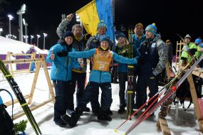 Vita Semerenko, Julia Jima, Valentina Semerenko and Elena Pidgrushnaya