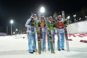 Women team of Norway in Biathlon