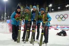 Vita Semerenko, Julia Jima, Valentina Semerenko and Elena Pidgrushnaya