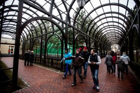 People at the residence "Mezhyhirya"