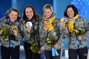 Vita Semerenko, Yulia Dzhima, Valentina Semerenko and Elena Pidgrushnaya