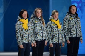 Vita Semerenko, Yulia Dzhima, Valentina Semerenko and Elena Pidgrushnaya