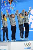 Vita Semerenko, Yulia Dzhima, Valentina Semerenko and Elena Pidgrushnaya
