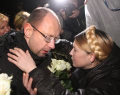 Yulia Tymoshenko and Arseny Yatsenyuk