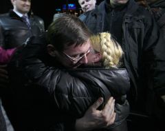 Yulia Tymoshenko and Yuriy Lutsenko