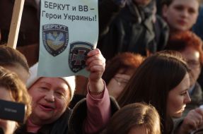 Mass meeting in Sevastopol
