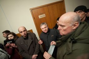 Activists in the building Zaporizhzhya Regional State Administration