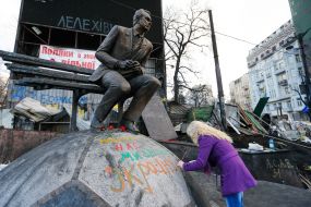 Вцілілий пам'ятник Валерію Лобановському