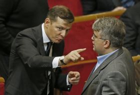 Олег Ляшко и Андрей Мохник