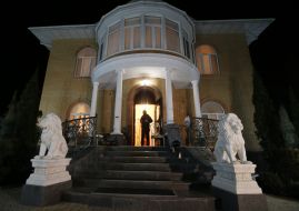 Ex-Prosecutor General Viktor Pshonka's estate near Kiev
