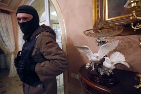 Ex-Prosecutor General Viktor Pshonka's estate near Kiev