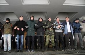 Учасники мітингу