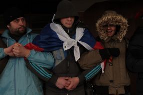 Учасники мітингу