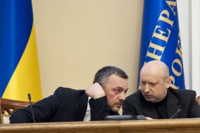 Aleksandr Turchinov and Oleg Mahnytskyy