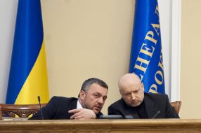 Aleksandr Turchinov and Oleg Mahnytskyy