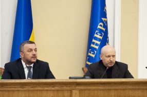 Aleksandr Turchinov and Oleg Mahnytskyy