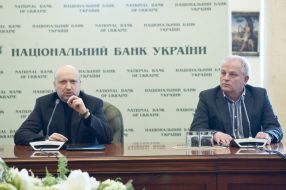 Aleksandr Turchinov and Stepan Kubiv